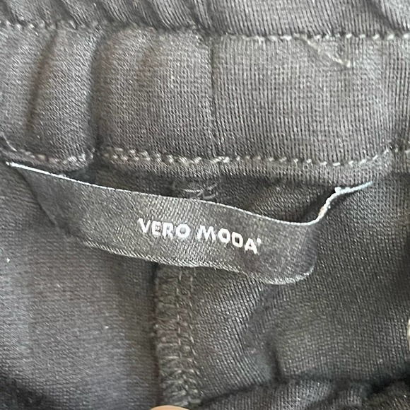 NEW Vero Moda Loose Curve Track Pants Black Women's Size Large - Picture 6 of 11